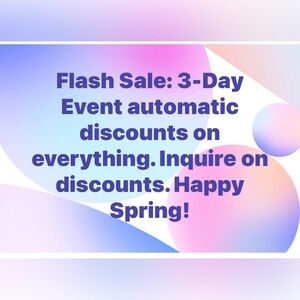 Colorful Flash Sale Announcement